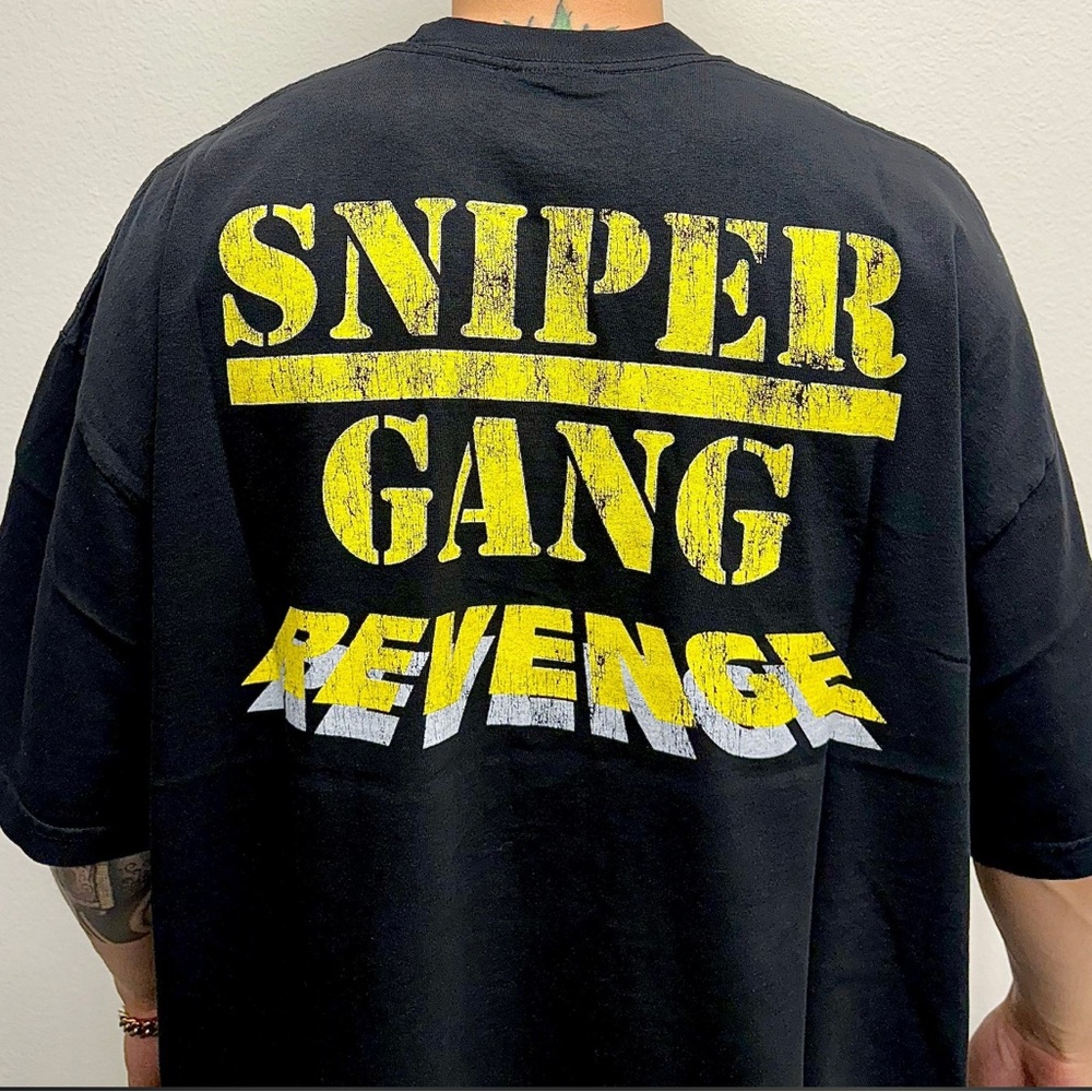 Revenge Clothing Black and Yellow Short Sleeve Tees
